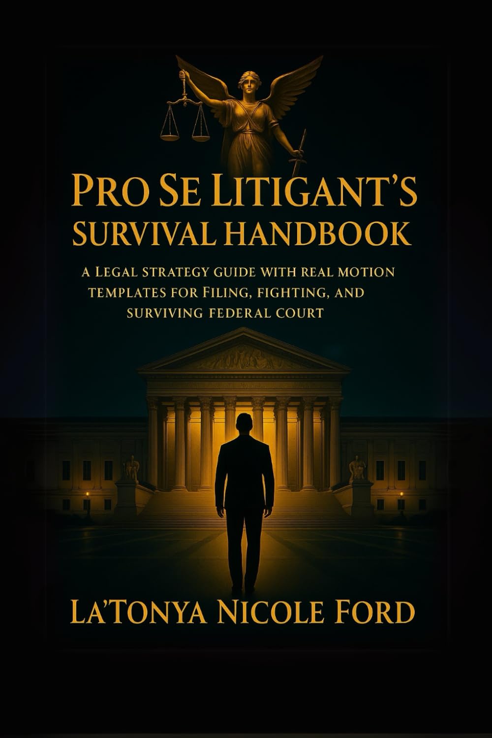 Pro Se Litigant’s Survival Handbook: A Legal Strategy Guide with Real Motion Templates for Filing, Fighting, and Surviving Federal Court (Pro Se Powerhouse Legal Series)      Paperback – April 17, 2025