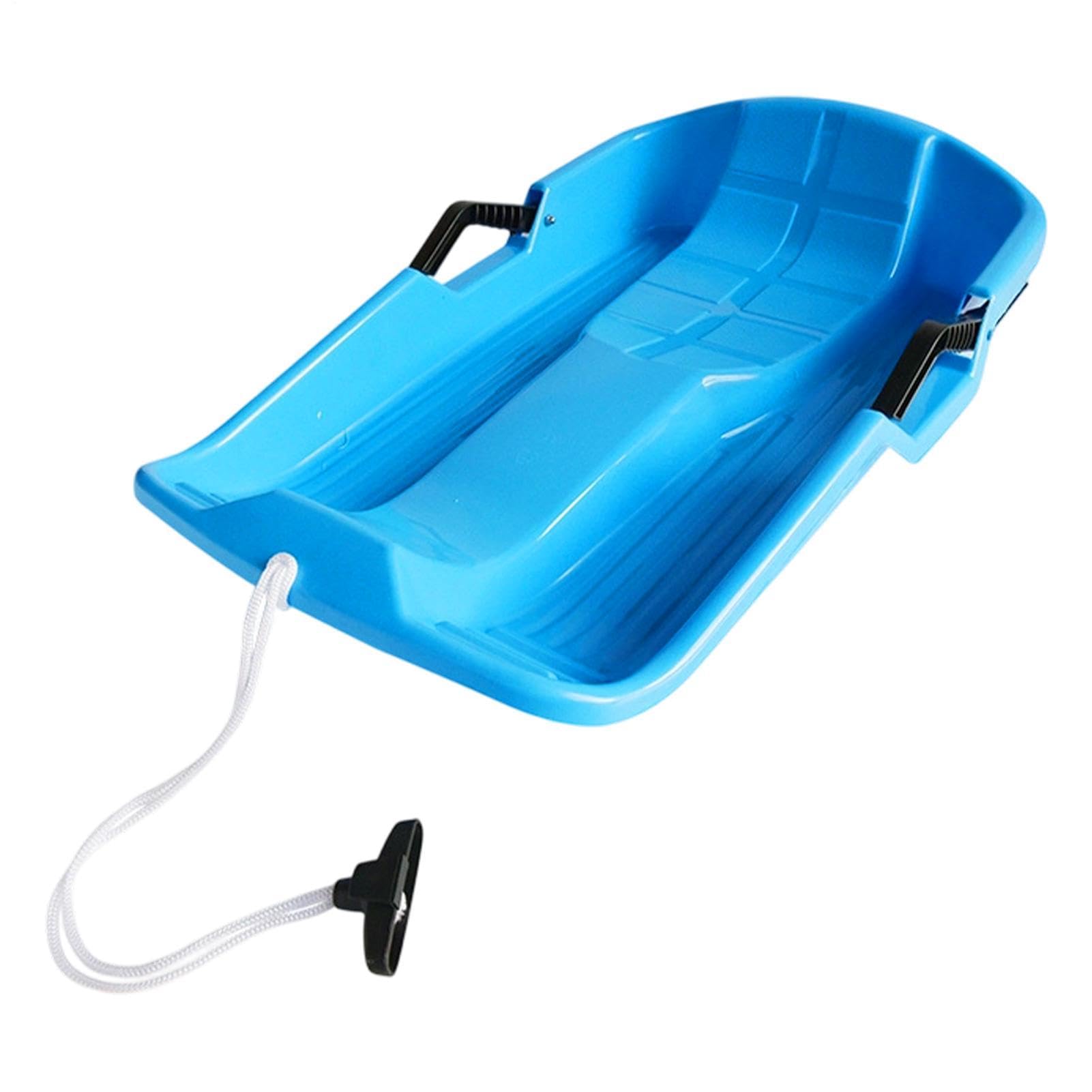 Schlitten für Kinder, 2-Sitzer, leicht, für Winter, mit Griffen und Seil | Schlitten für Strand und Schnee, für Jungen, Mädchen, Outdoor, Strand, Eis, Hänge, alle Jahreszeiten
