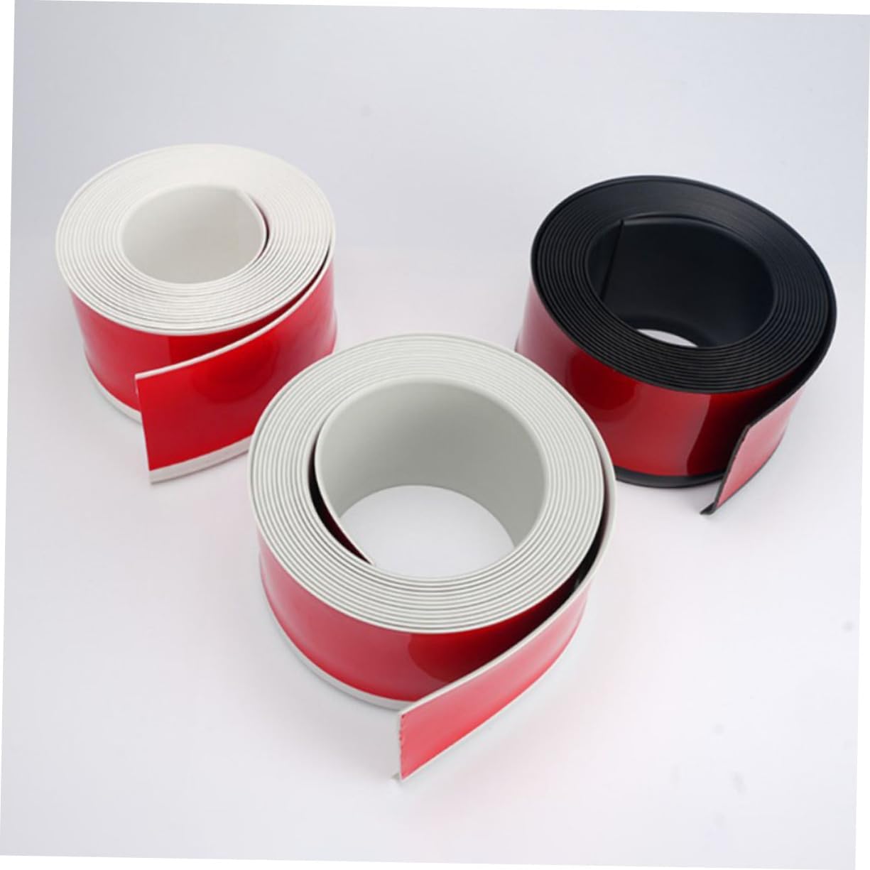 jojofuny Peel and Stick Trim Caulk Strip for Wall and Corner Self-Adhesive Wall Edge Molding Trim