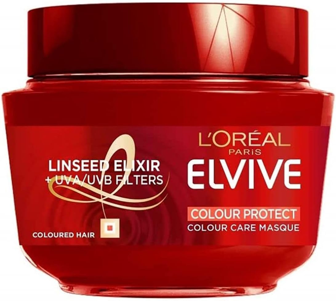 L'Oreal Elvive Colour Protect Hair Mask for Coloured for Coloured Hair 300ml