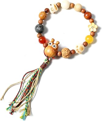 Zen Dear Unisex Natural GUAGUALAICAI 18 Bodhi seeds Buddhist Prayer Bead Japa Bracelet Necklace Tibetan Mala Bead Lingyin Temple