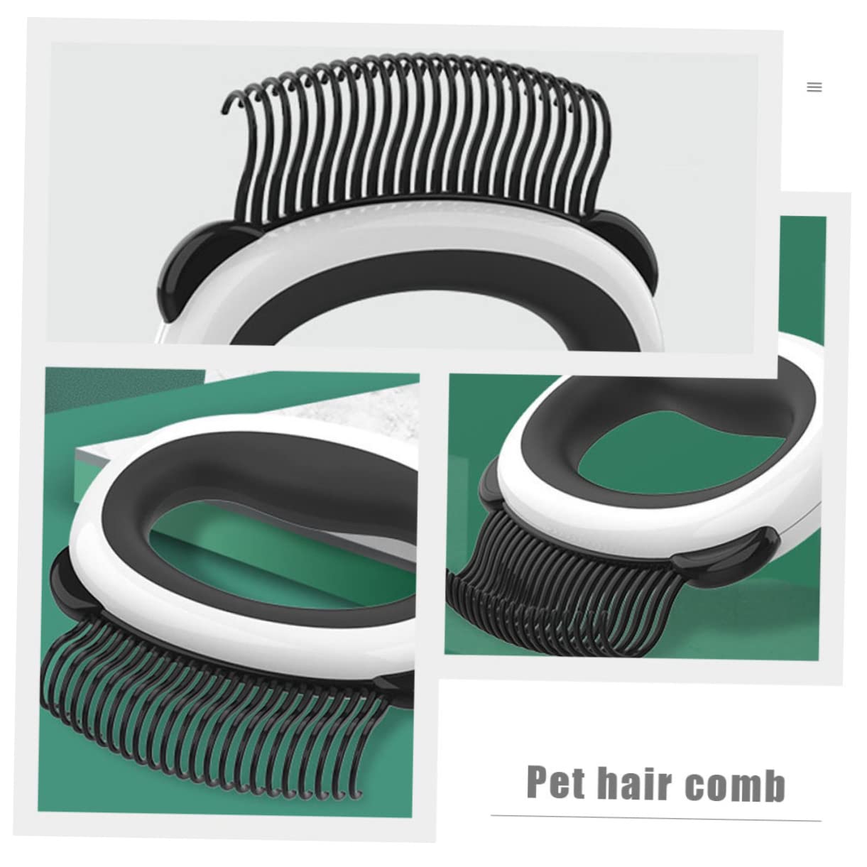 Happyyami 4piezas Peine De Cuidado Para Gatos Diseño Antideslizante Desenreda y Elimina Pelo Suelto Para Uso Diario Baño Combina Masaje y Limpieza Para Mascotas