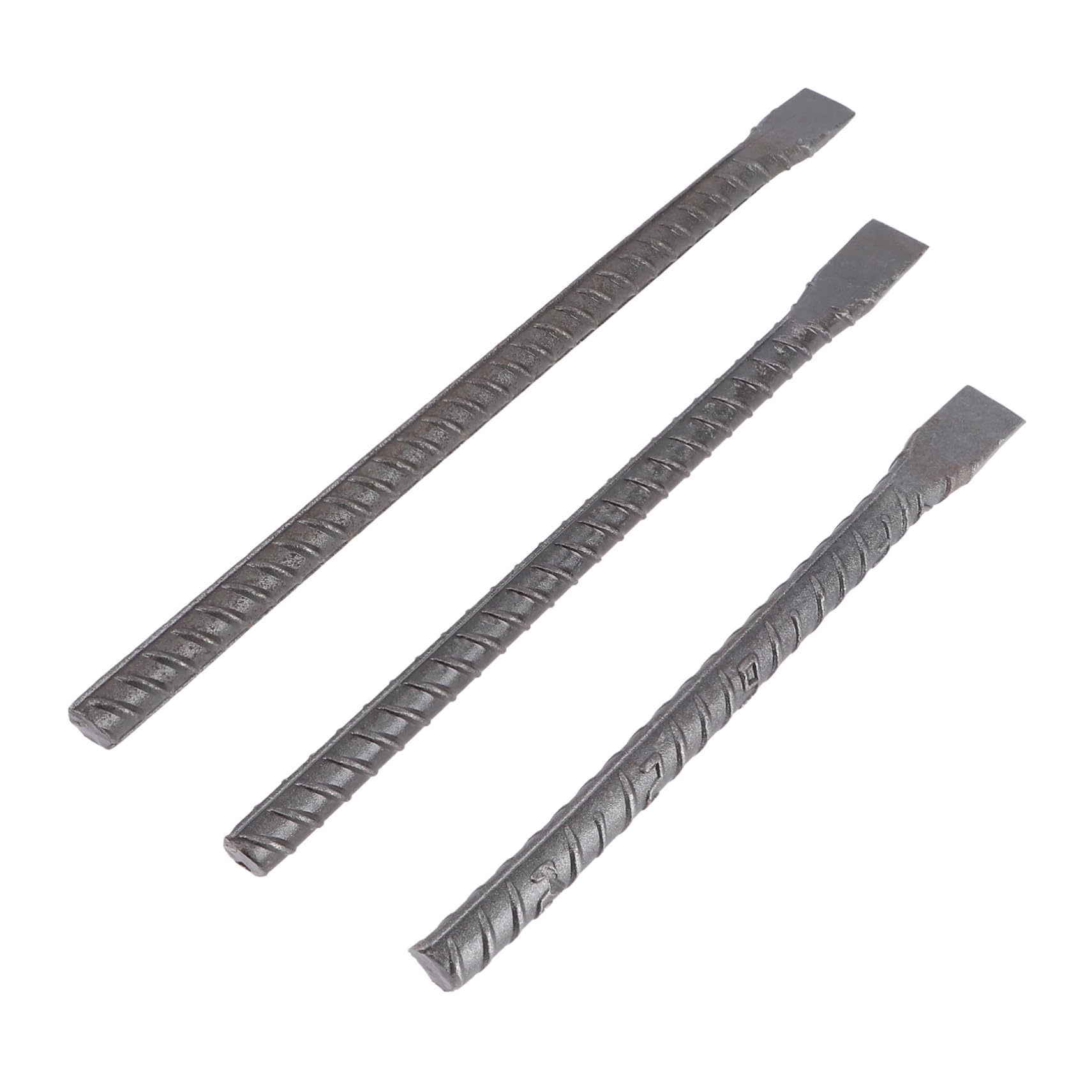 QUMIIRITY Cement Chisel Set 3pcs Carving Tools Threaded Design Masonry 250x16 300x16 350x16 Heavy Duty