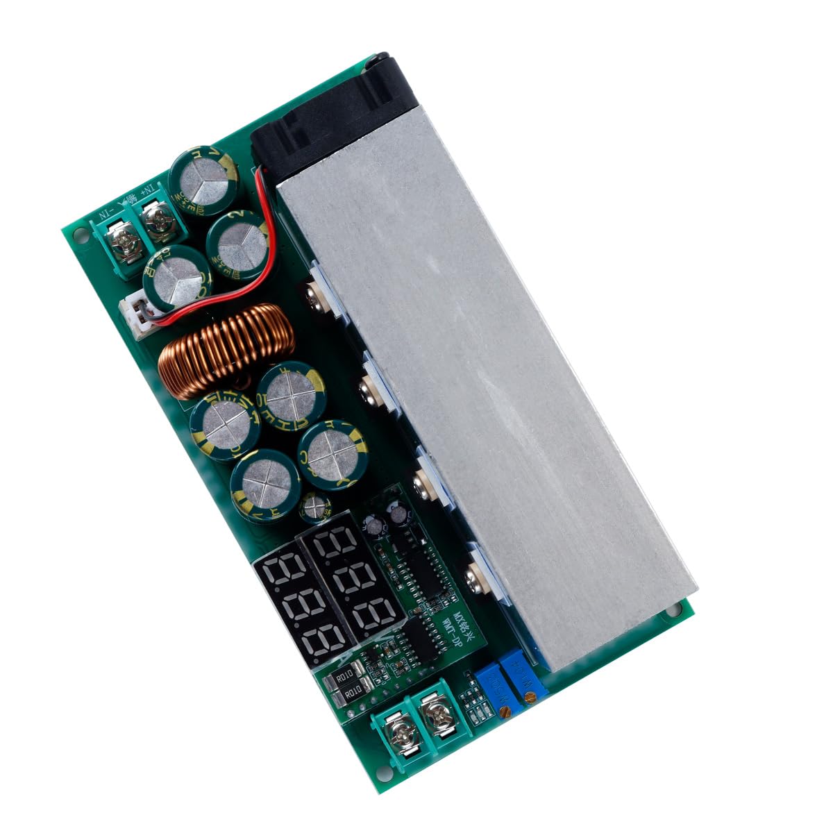 Convertisseur abaisseur de tension, module abaisseur de tension 12 V-80 V vers 2,5 V-50 V, DC 12 V-80 V vers DC 2,5 V-50 V, avec double affichage de la tension et du courant