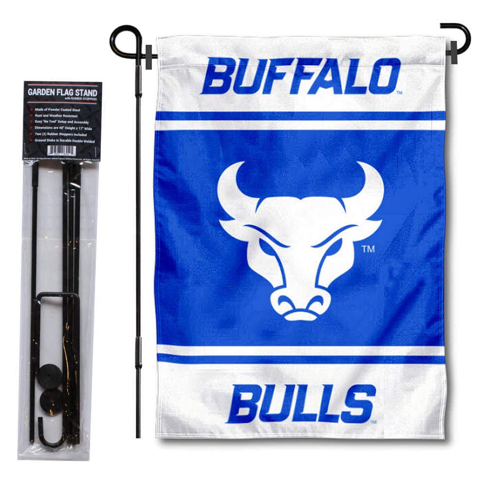 College Flags & Banners Co. Buffalo Bulls Garden Flag with Stand Holder