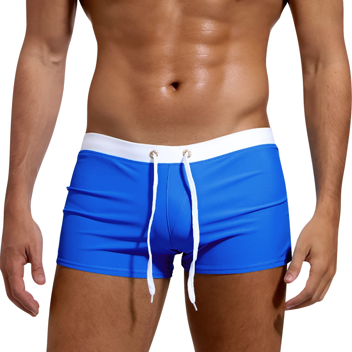 Domee Bañador Natacion Boxer Piscina Pantalones Corto Ropa de Baño Verano Hombre