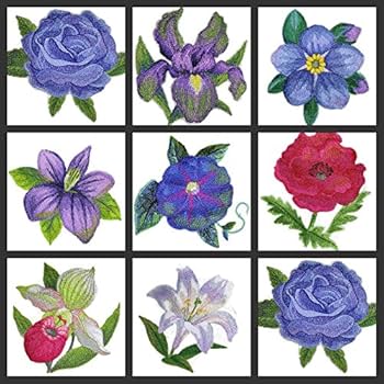 Amazon.com: Custom and Unique Water Color Blooms and Butterflies