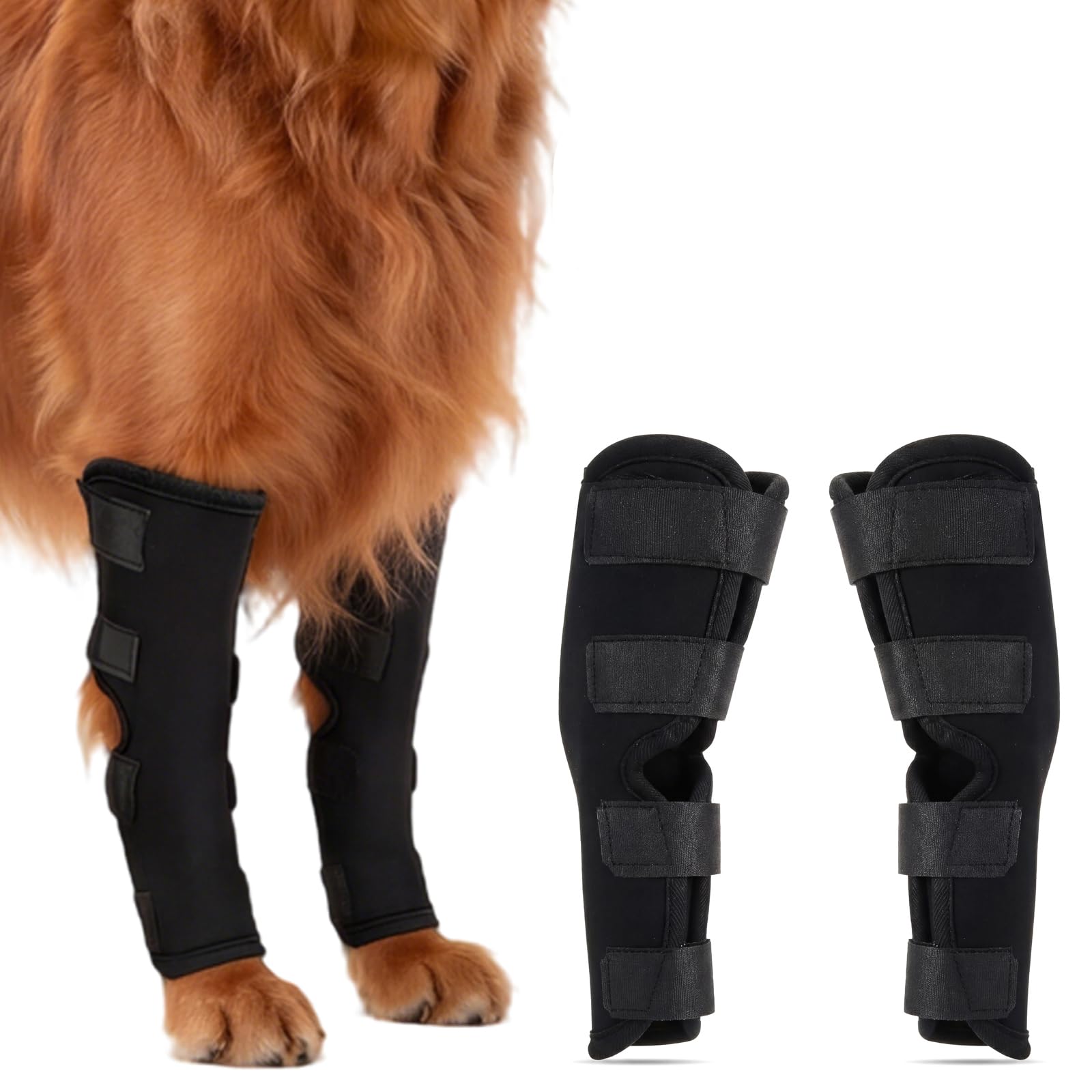 2 Stück Sprunggelenkbandage für Hunde, Hund Sprunggelenk Sch