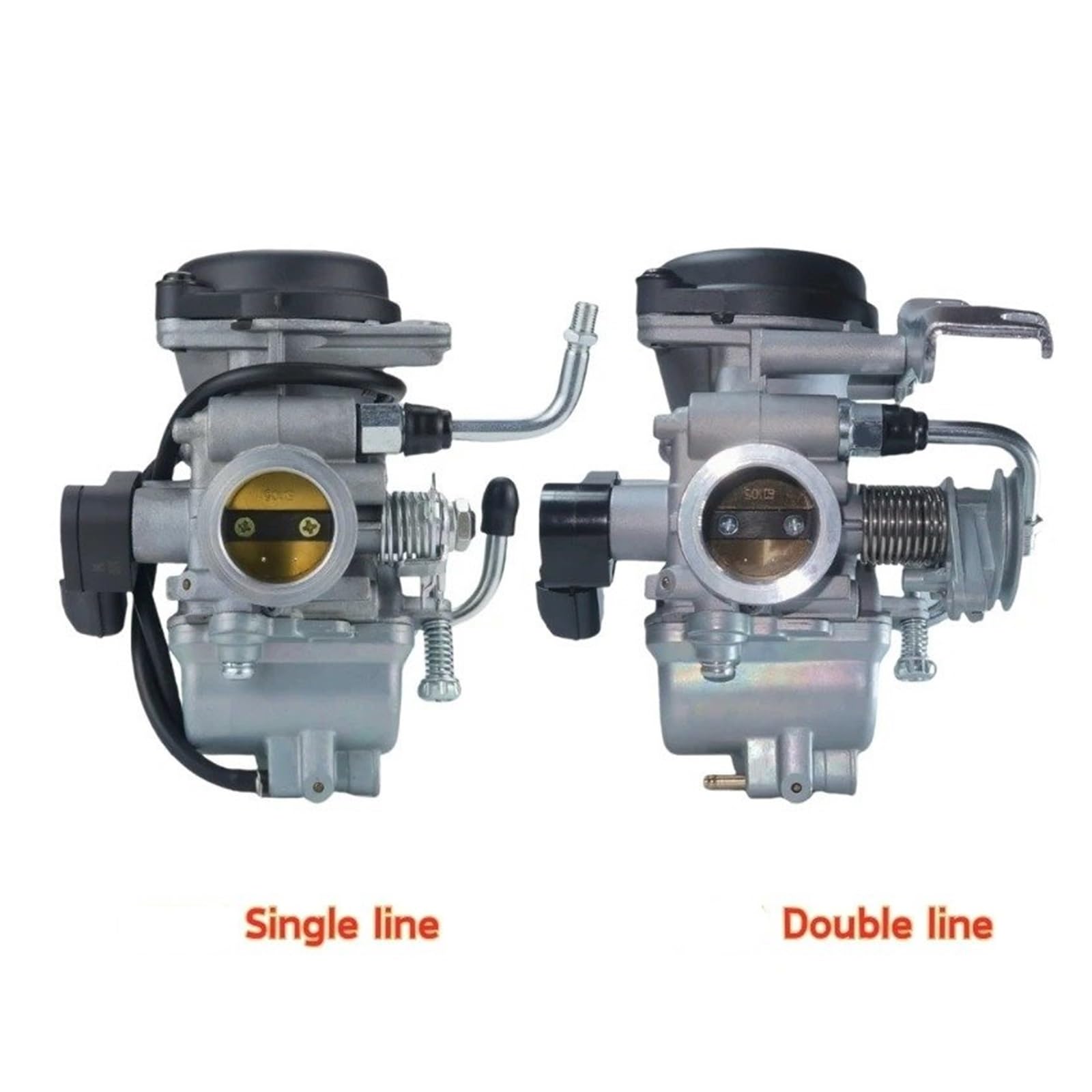 Motosierra Carburador Carburador Motocicleta 26mm Para Fz16 Para Byson 150 Para Fazer Para V1 Para Fzs Para Bajaj Para Televisores Vehículo Todoterreno 2 Tiempos(Single line)