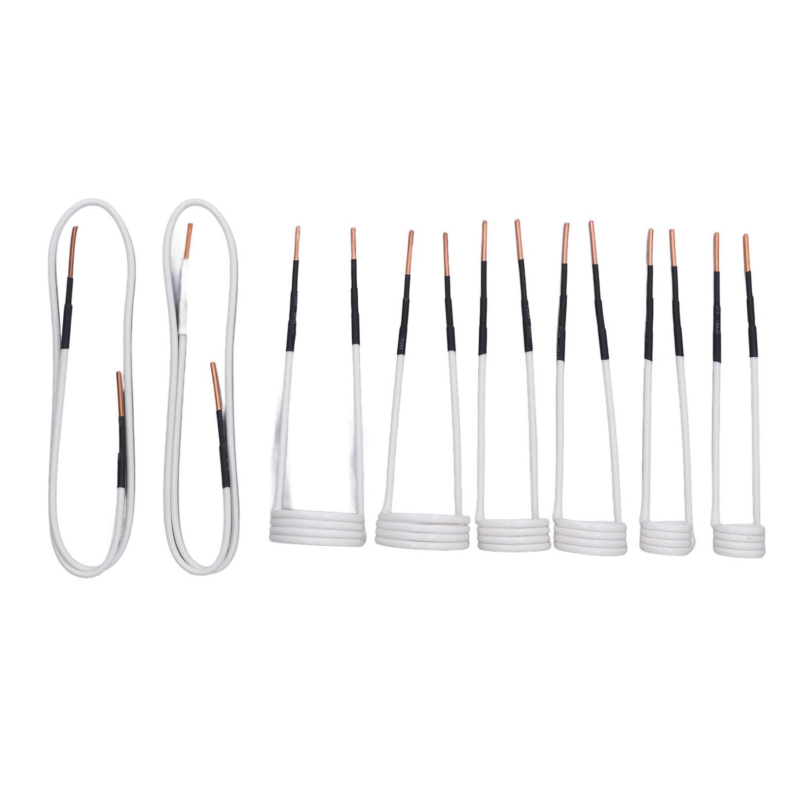 Topiky 8 Stück Induktionsheizspulen-Set, 2,5 Mm Messingkern