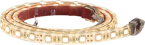 Buyers Products 5624872 - Tira de luces LED de PVC, 48 pulgadas, color cálido claro, conexión de corte romo, corte a longitud, clasificación IP67,