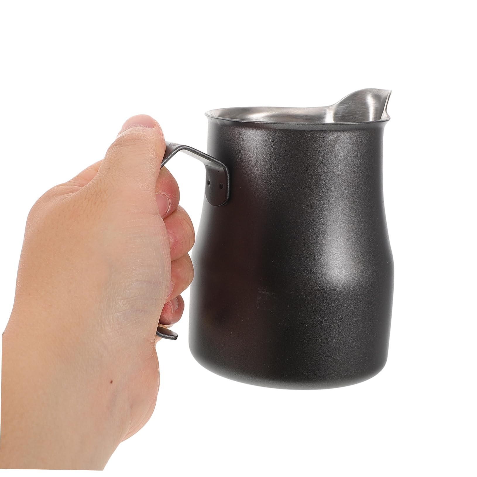 UKCOCO 2piezas Espresso Pitcher De Acero Inoxidable Para Espumar Leche Jarra De Vapor Para Café Preciso Capacidad Para Latte Art Casa o Cafetería