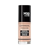 Vista 60 de Covergirl Trublend Base líquida mate D10 Golden Caramel, 1.014 onzas líquidas