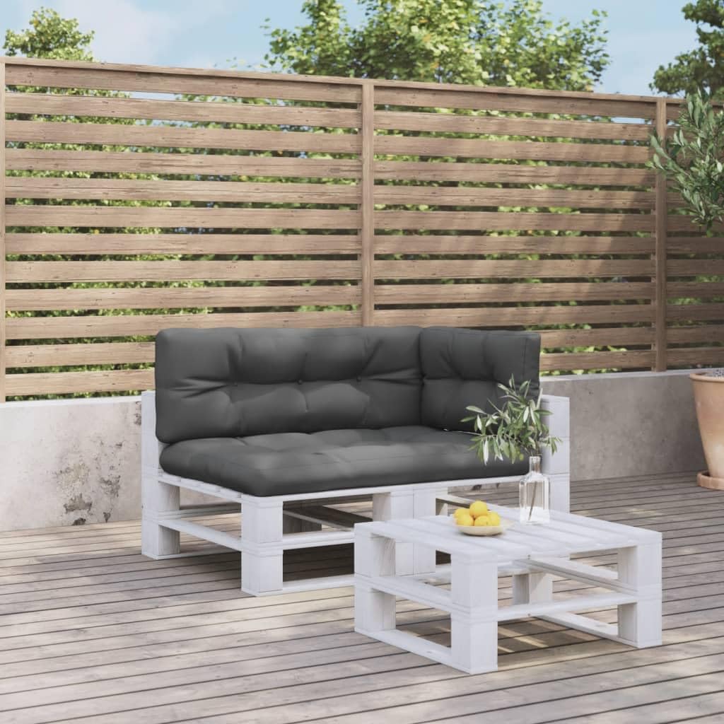 Lot coussins palette 120x80 étanche pour meuble jardin extérieur