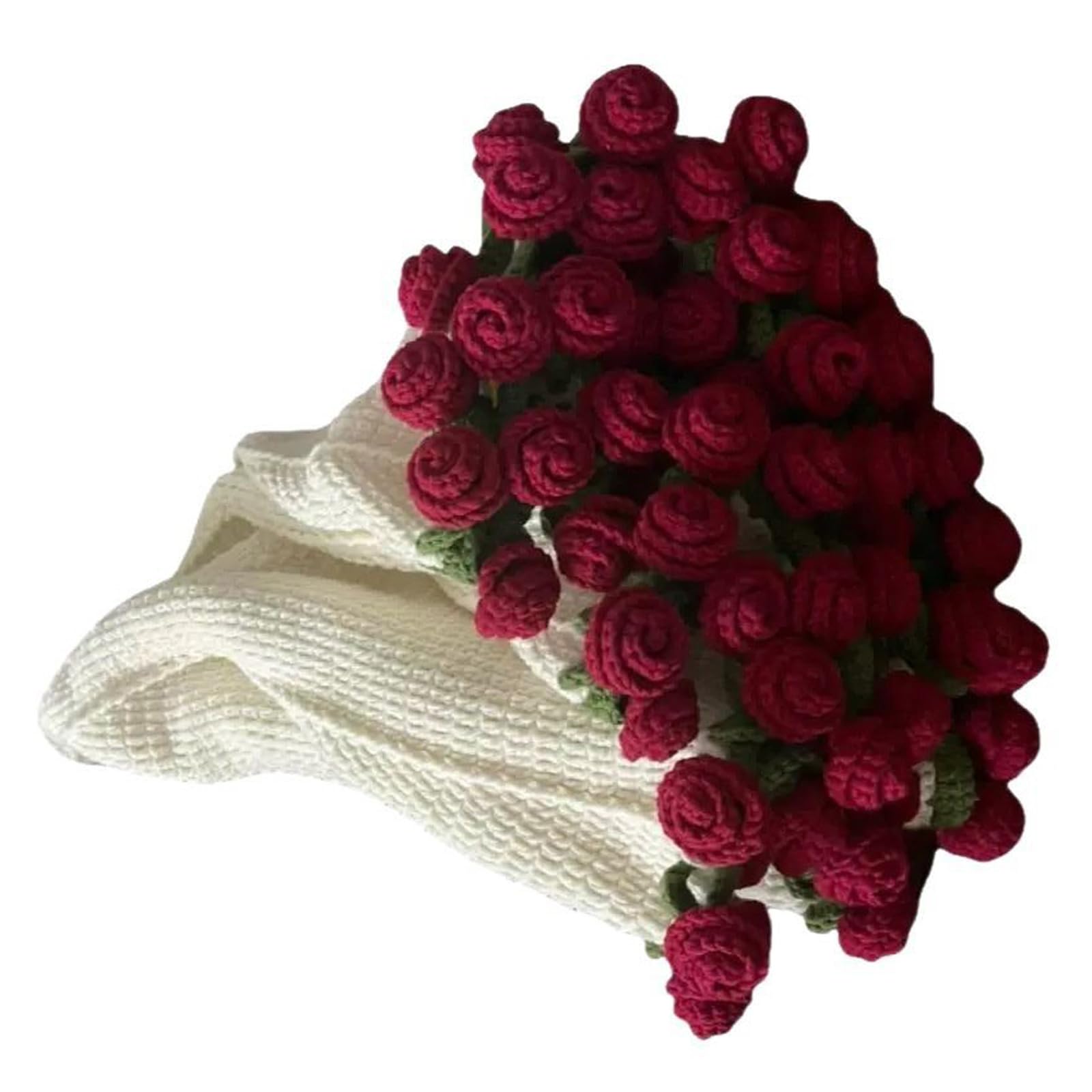 Roses en crochet déco de table pour un salon chaleureux