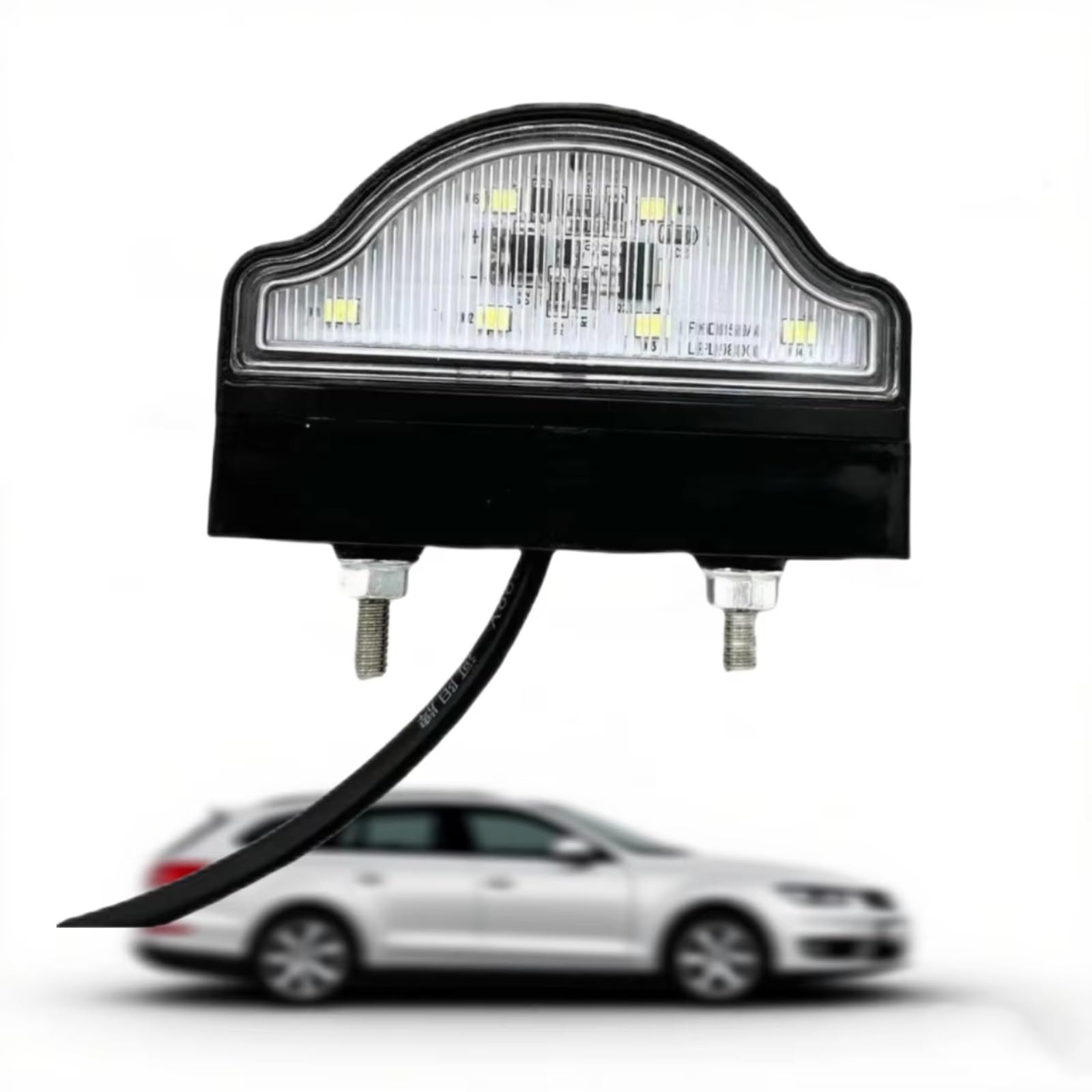 Iluminación Matricula Vehiculo Luz De Matrícula Para Automóviles, Camiones Y Remolques, Resistente Al Desgaste Y Duradera, 12 V Y 24 V, Accesorios Para Luz De Matrícula.