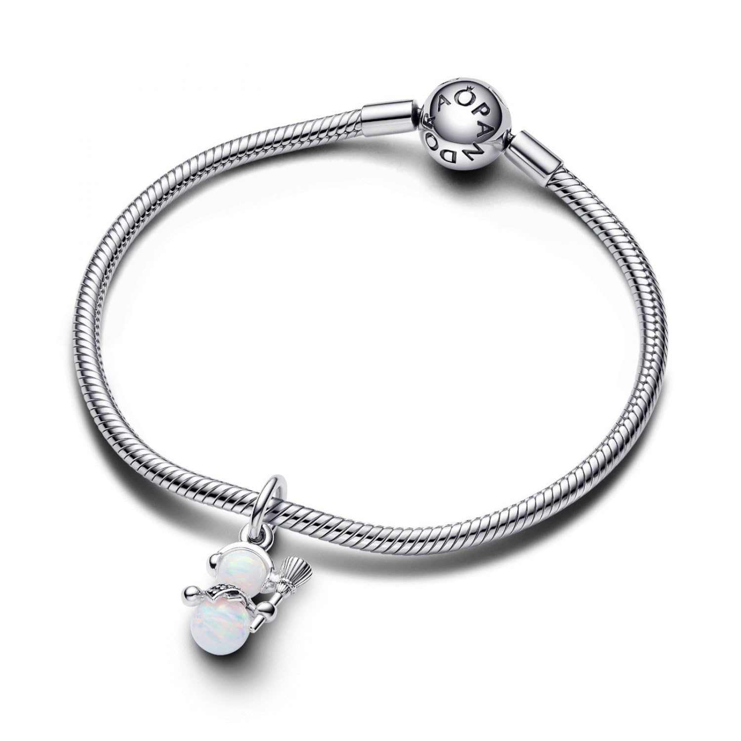 PANDORA Schillernder Schneemann Charm-Anhänger 792981C01 Anhänger