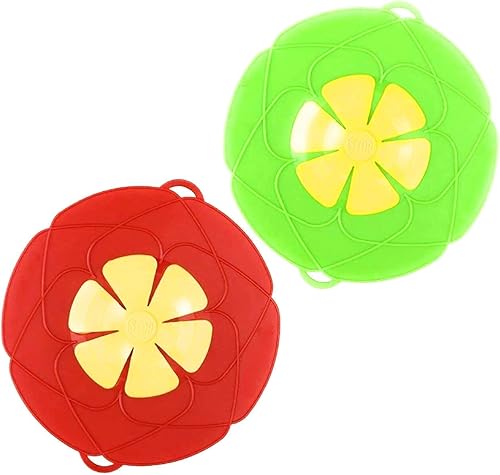 Miniatura 2 de Juego de 2 tapones de silicona contra derrames – Protección contra hervir – Herramienta de cocina multifunción – Antiderrames, sin hervir sobre la