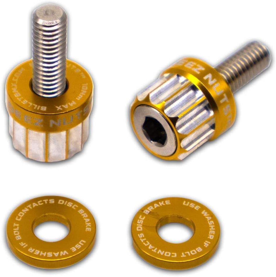 Deez Nuts 12 Point Brake Bolts for V-Brakes & Disc Brakes (2 Pack)