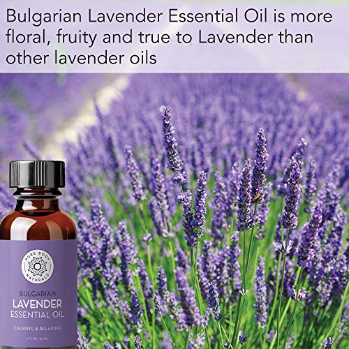 Bulgarian Lavender Essential Oil By Pure Body Naturals, 1 Fluid Ounce - 100% Pure, Independently Tested, Therapeutic Grade Lavender Essential Oil For Diffuser Aromatherapy #TOP1
