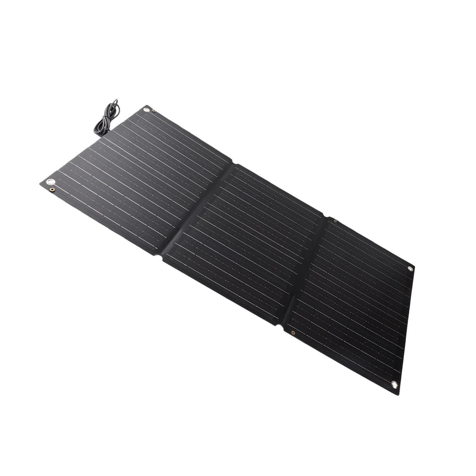 Denash Przenośny Panel Słoneczny 100W, Składany Panel Fotowoltaiczny | Kompaktowy, wodoodporny, podwójne wyjście USB, do użytku na zewnątrz