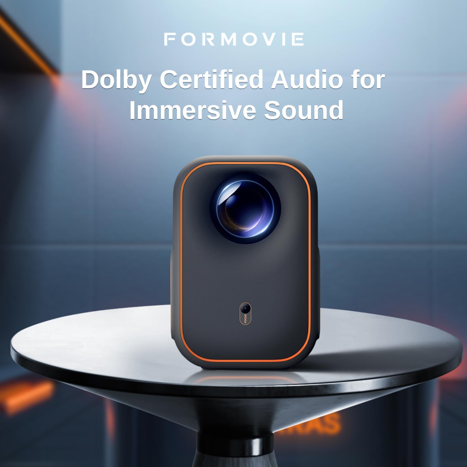Formovie Xming Episode One Projektor z Google TV, WiFi i Bluetooth, Natywne 1080P Full HD, Dolby Audio, Smart Projektor, Przenośny do Kina Domowego i na Zewnątrz