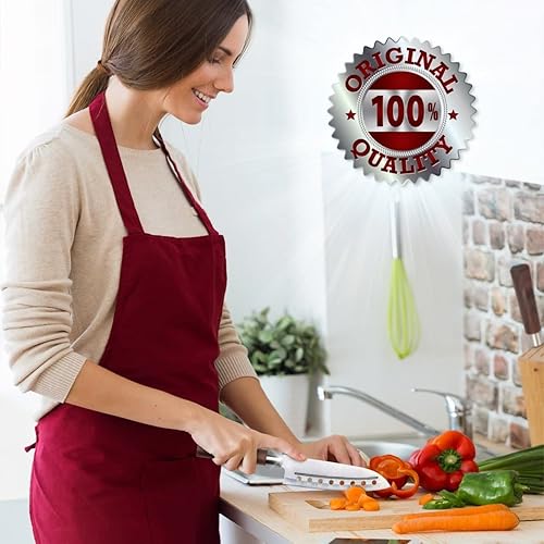 Miniatura 7 de MIU Santoku - Cuchillo multiusos de 7 pulgadas para chef con mango de plástico cómodo