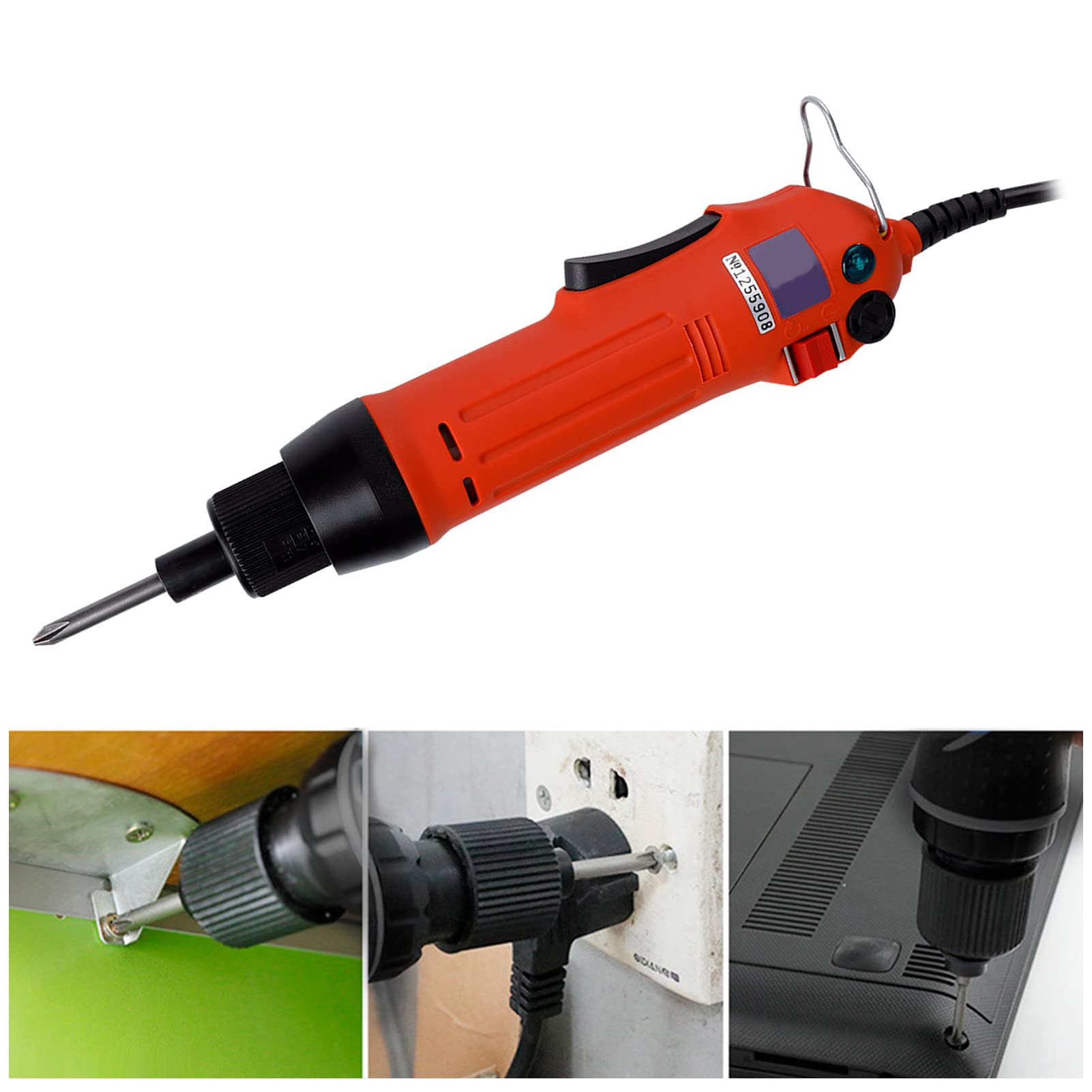 ViaGasaFamido Máquina Taponadora de Botellas Eléctrica de Mano de 1 a 50 Mm, Fácil de Transportar, Motor Importado, Resistente Al Desgaste, Amplia Aplicación, CA 220 V de 50 a 60 Hz, 80 W, de