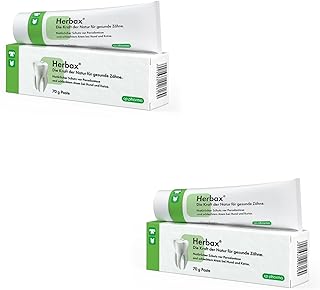 cp-pharma Herbax Zahnpasta | Doppelpack | 2 x 70 g | Zahnpflege für Hunde und Katzen | Gesunde Zähne ohne Bürsten | Zur Entfernung von Zahnbelag und Minderung von Zahnstein product image