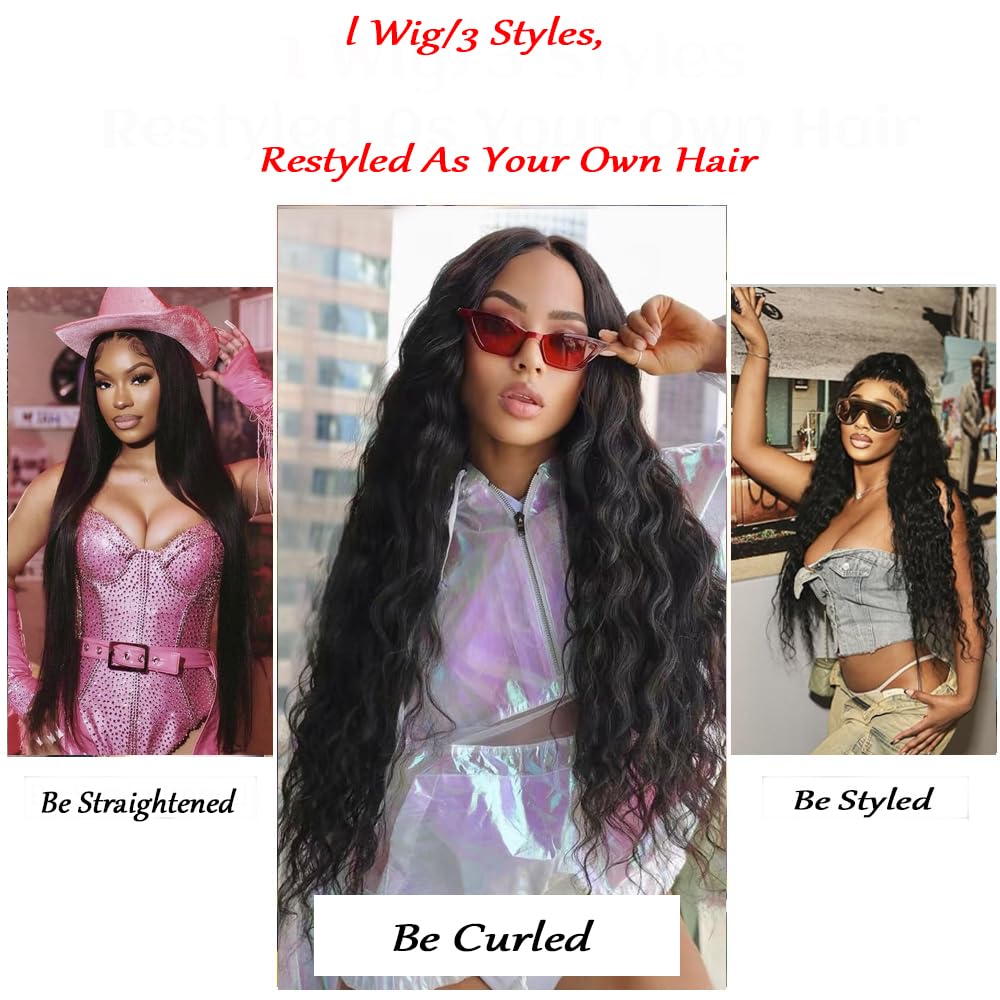 DULOVE Lace Front Wigs Human Hair 13x4 Straight HD Transparent Lace Front Wigs For Women Human Hair Pre Plucked With Baby Hair 200 Density Glueless Natural Color 26inch - View #9