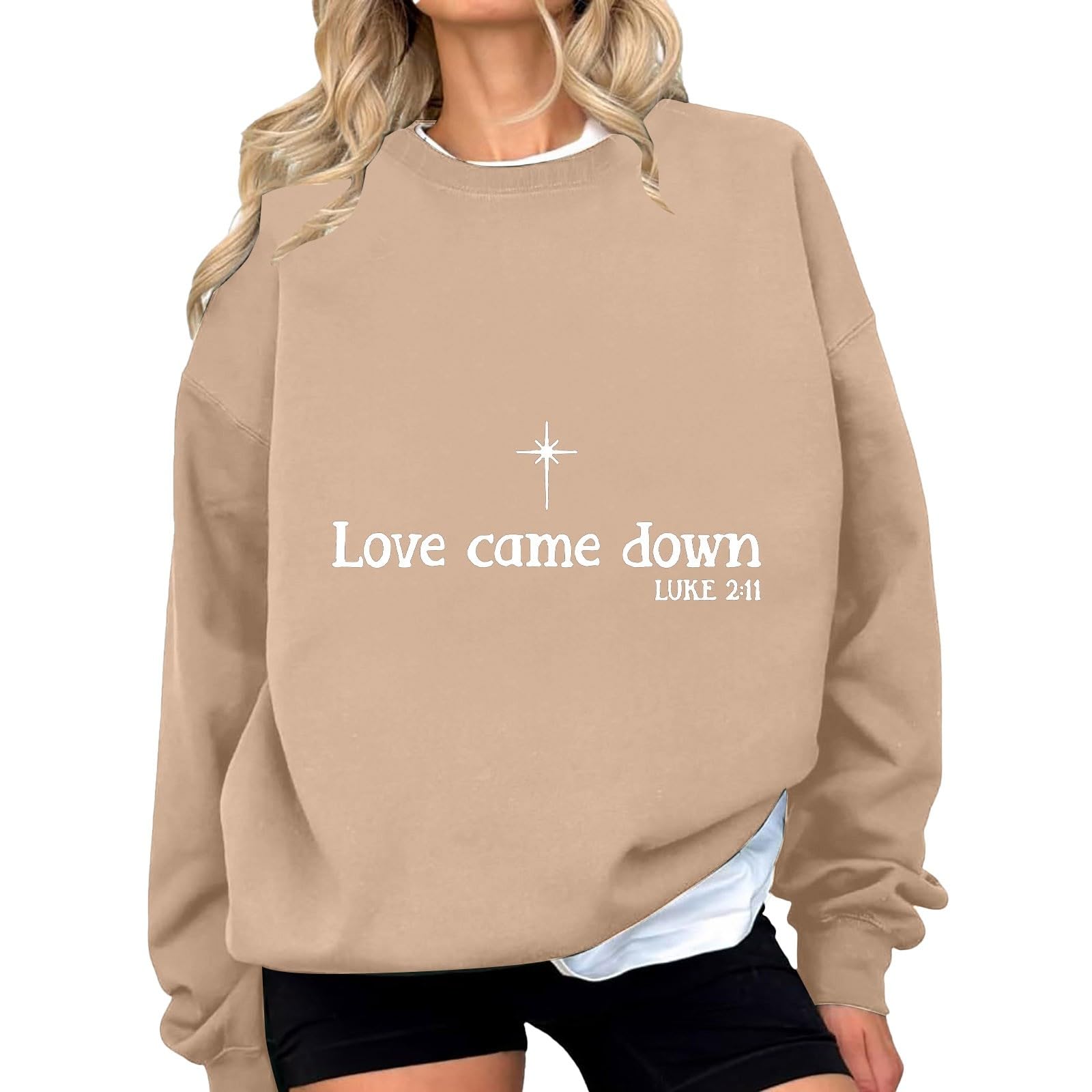 Sudadera con Estampado de Moda, Manga Larga, Cuello Redondo, Informal, Cuello Redondo, Ropa Deportiva Suave
