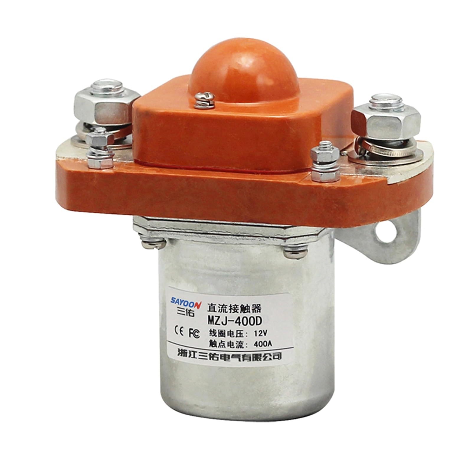 Contacteur magnétique CC MZJ-400D pour sécuriser la commande moteur 400A
