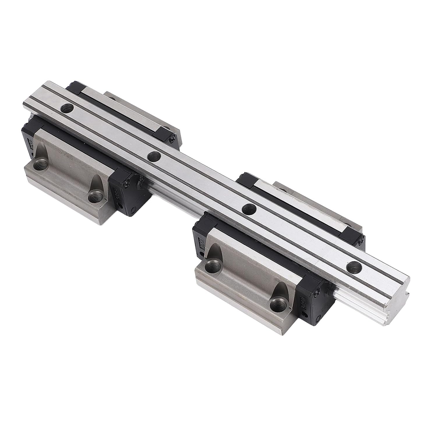 HGW30CC L with 2 Sliding Blocks, 300MM L Motion, Bea Steel L Slide for CNC Tools, Automation Equipment and Robots, Hardness and Resisting