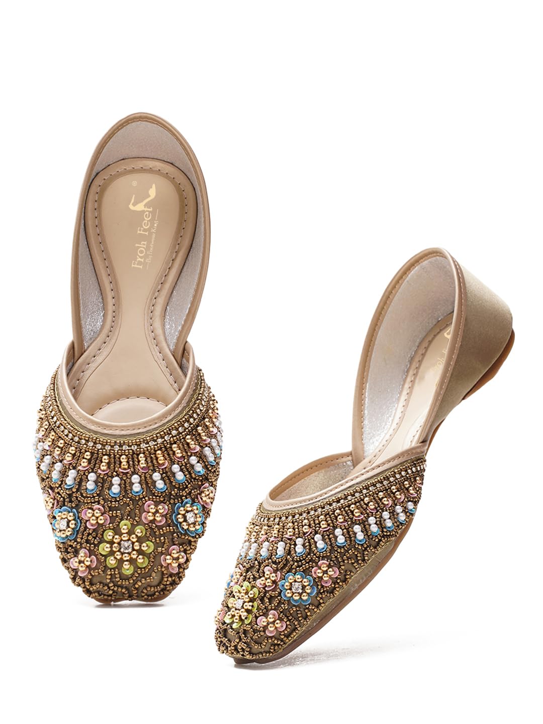 Women's Handcrafted Embellished Jutti | Traditional & Stylish Jutti Ethnic Footwear | Comfortable & Festive for Women-image-17