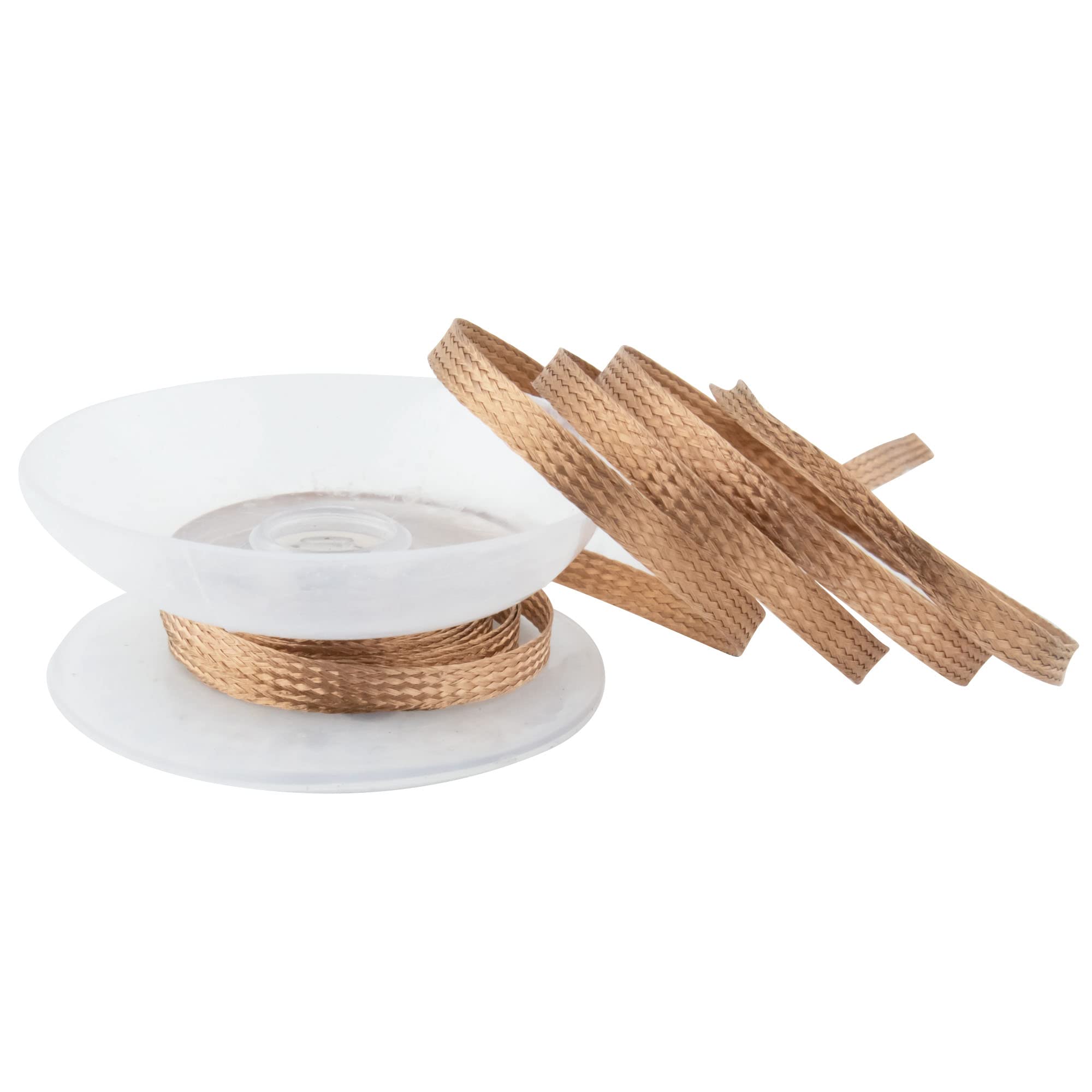 SeKi Assortimento di 5 dimensioni di 1,0 – 3,0 mm ciascuno lungo 1,5 metri; aspirazione dissaldante – Alta potenza di aspirazione