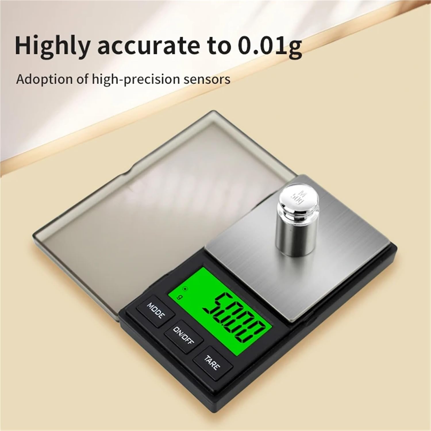 0.01g Precision Scale 1kg/500g/200g - Digital Jewelry Kitchen Scale with Tare(500-0.01)