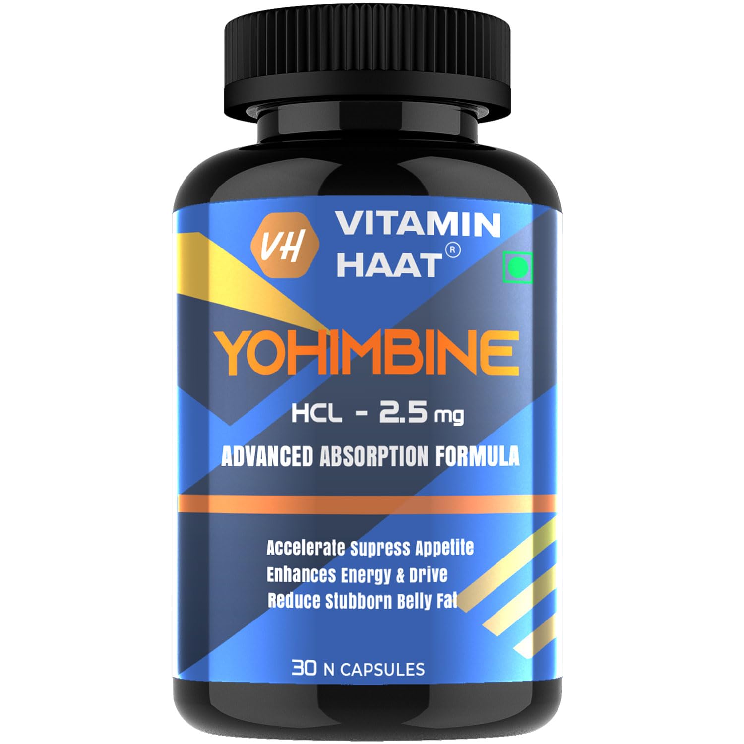 Vitaminhaat Yohimbine HCL 2.5 Mg Xtend Basic (Pack of 30 Caps)-image-39