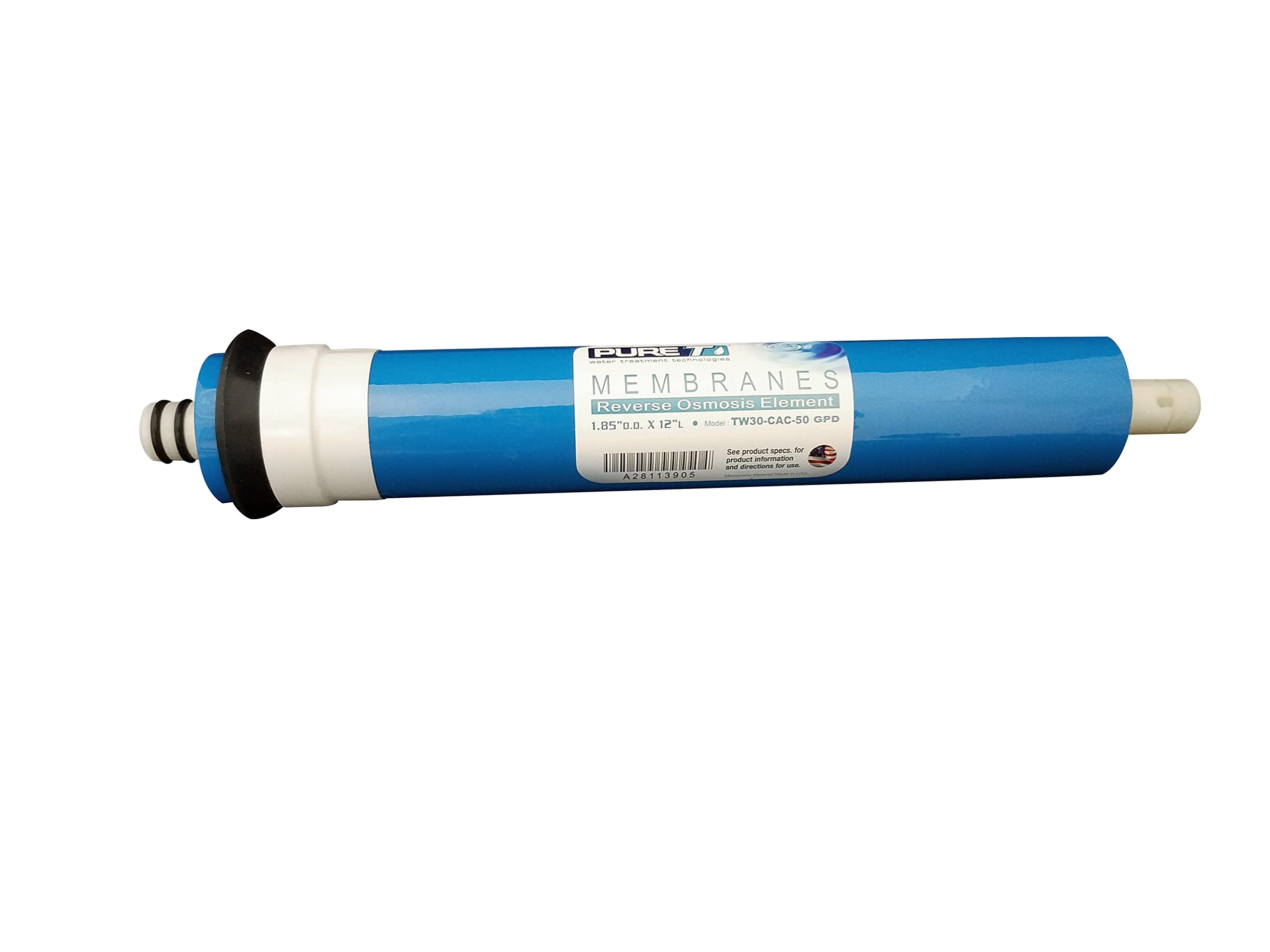 PureT TW30-CAC-50, etapa 3 RO Membrana TFM 50 galones por día - Certificado NSF - Filtro de repuesto Culligan serie CAC para sistema AC-30, AC-15 RO