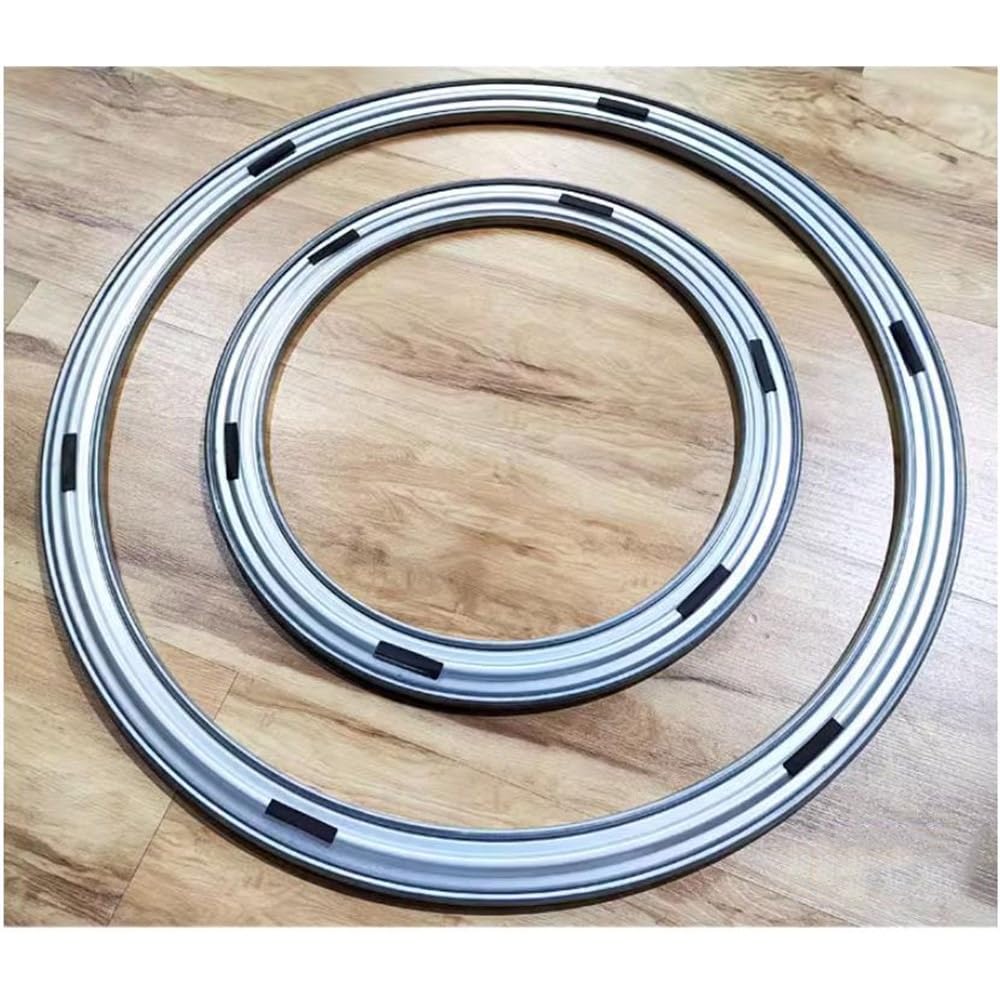 HCZION Cuscinetto Per Giradischi Per Impieghi Gravosi, Cuscinetto Rotante Rotondo Cuscinetti Lazy Susan, Base Con Piastra Girevole Liscia, Base Per Giradischi Con Rotazione A 360° Base In Lega Di Allu
