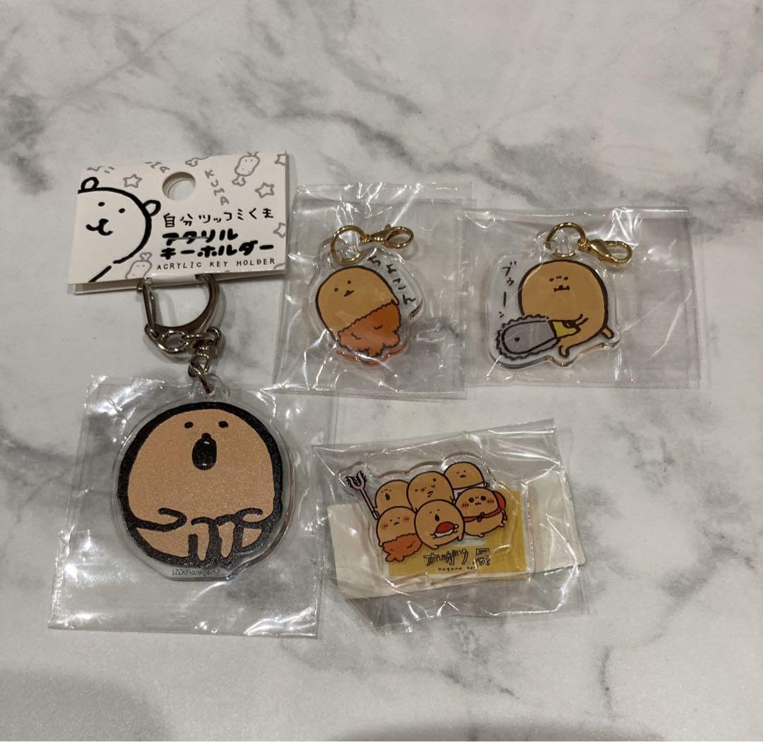 ナガノ展　ナガノマーケット　もぐらコロッケ　アクリルキーホルダー もぐらコロッケ アクリルキーホルダー（アヒルコロッケ