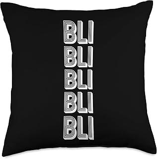 BLI Bellingham Airport Travel Throw Pillow
