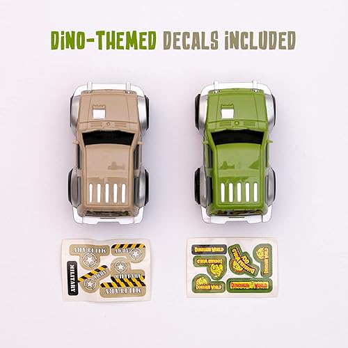 Miniatura 7 de JITTERYGIT Paquete de regalo de Navidad con 2 jeeps adicionales, que brilla en la oscuridad, flexible, increíble, juego de carreras de coches,