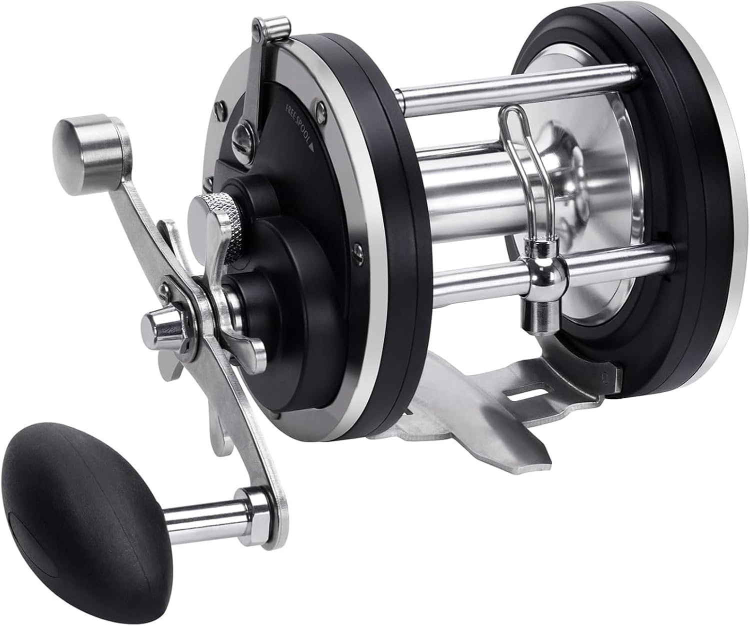 Deep Sea Fishing Reel 44-66 LB Max Drag Saltwater Round Conventional Trolling Reel Aluminum CNC 2.8:1/4.4:1 Gear Ratio 5+1/7+1 Bearings for Tuna Salmon Marlin
