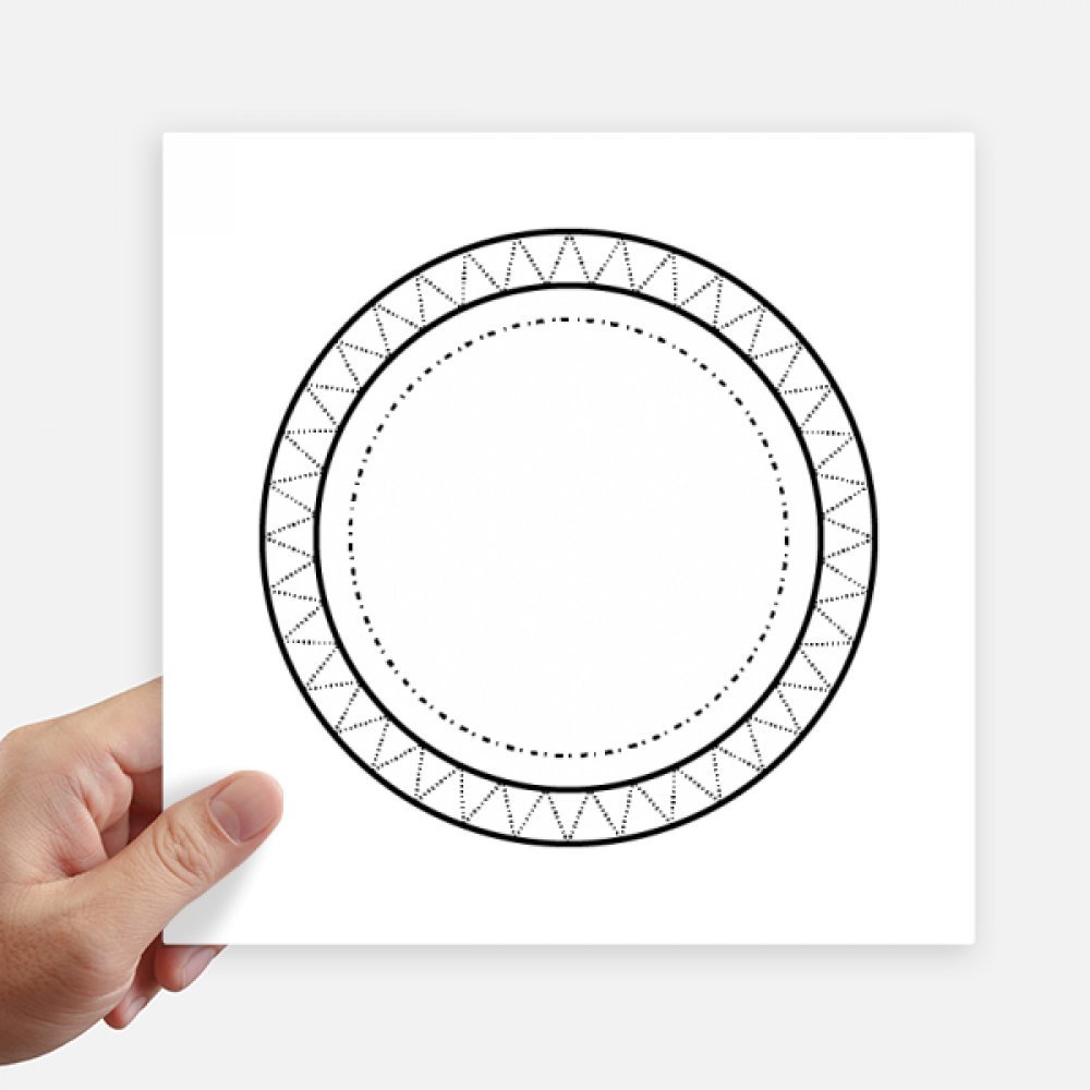 Stickers de círculo totémico para personalizar maletas de viaje y portátiles kit de 4 piezas