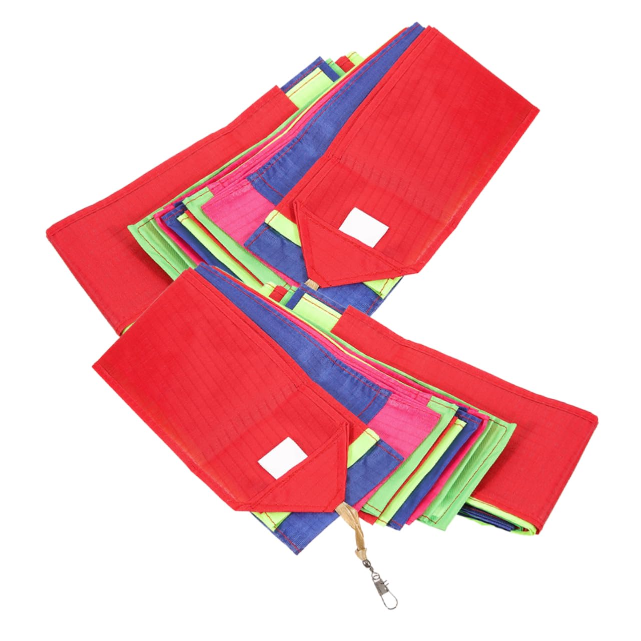 BIUDECO Reusable Kite Tails 2 Pack Long Tail Streamer Outdoor Party Streamers Kite Decorations Line Tube