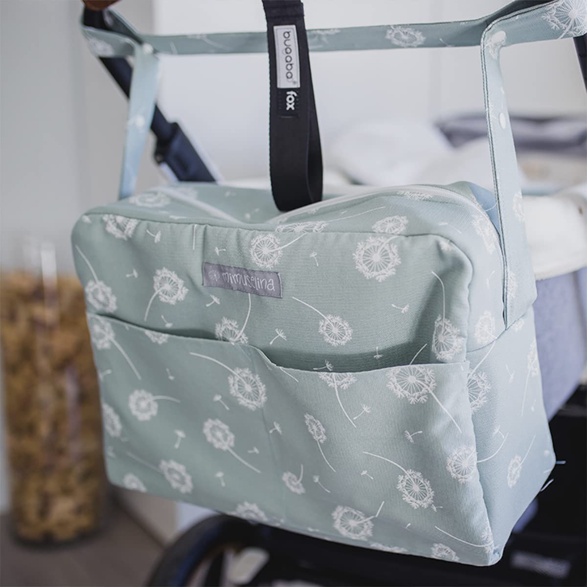 Matratze Kinderwagen Mimuselina – Kinderwagen Matratze aus 100 % OEKO-TEX-zertifizierter Baumwolle – Atmungsaktiv und Waschbar – Für Sommer und Winter – Handgefertigt in Spanien