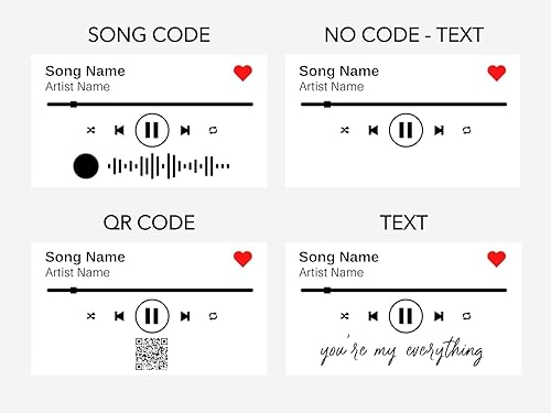 Miniatura 6 de Personalized Music Plaque - Custom Acrylic Song Plaque Customized Music Sign Photo Gift Personalized Anniversary Celebration Gift Long Distance