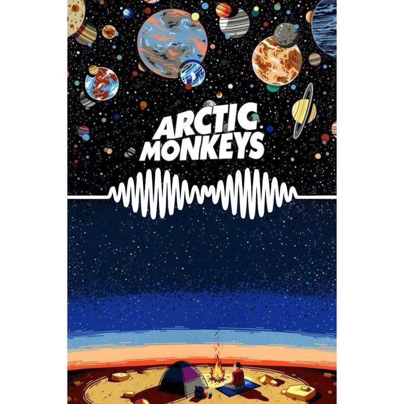Sponsored Ad - POSTER WALLAH Arctic Monkey Poster for Home Office and Student Room Wall | Aesthetic Poster | Wall Decor ARMNK6 (18X12 inch)