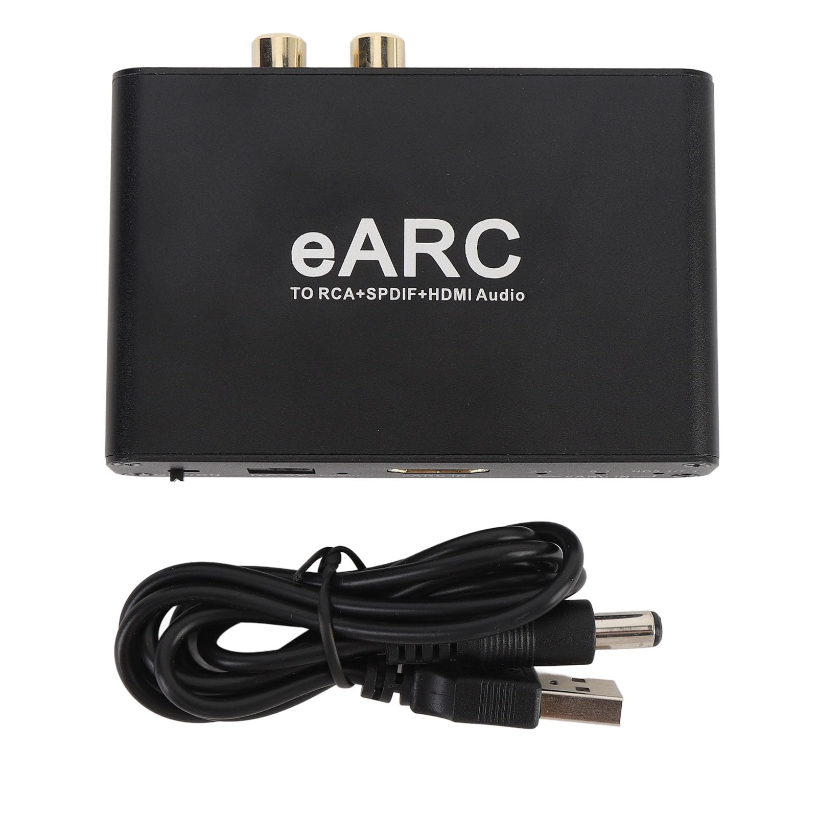 EARC Audio Extractor, 24 Bit de 192 KHz HDMI EARC ARC Al Adaptador de Audio óptico con Control de Volumen, HDMI, óptica, Salida de Sonido de 3.5 Mm, para Amplificador