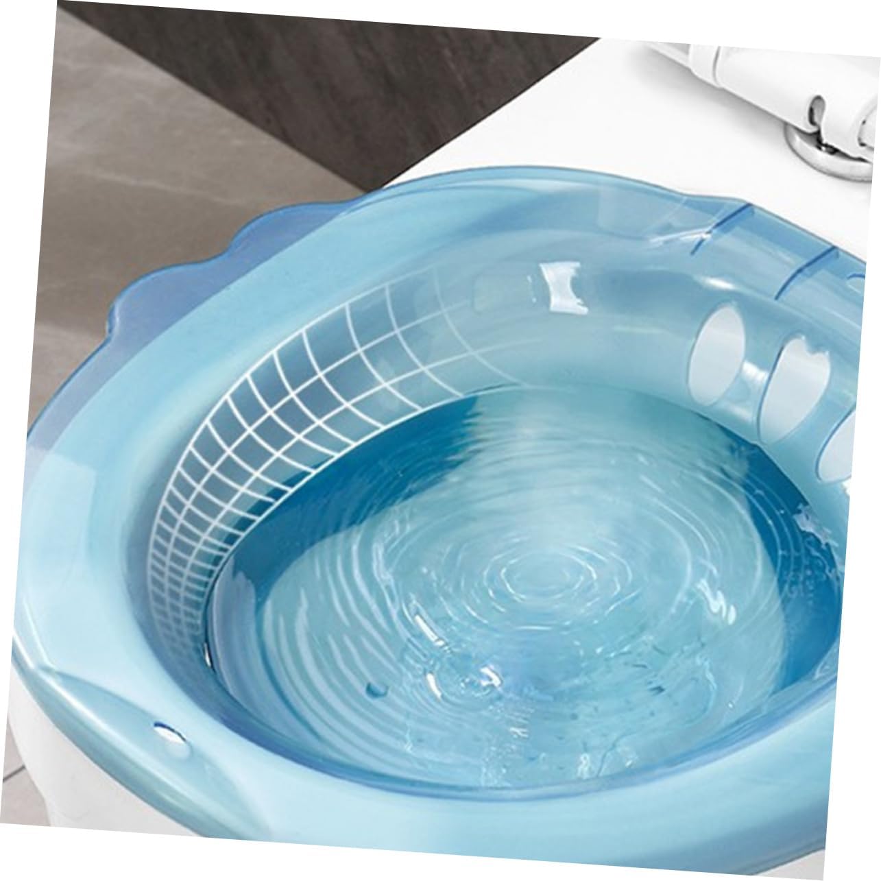 BESTYASH Sitz Bath Basin for Postpartum Care Non- Design for Toilet Use Pregnant Women and Patients Easy to Clean and Maintain